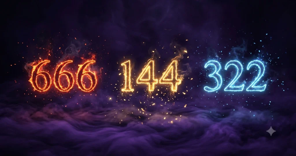 666, 144, and 322 in Gematria